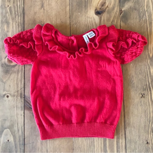 Janie and Jack Other - Janie and Jack Lightweight Ruffle Sweater 6-12 months